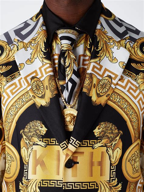 versace shirt cost kith|Versace x kith website.